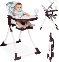 Chaise haute pliante avec jouets ECOTOYS
