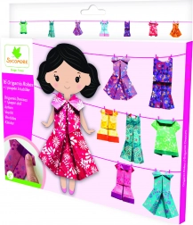 Pockets origami tenues pour poupée en papier