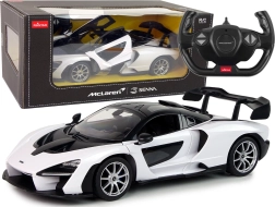 Auto R/C McLaren Senna Rastar 1:14 blanc avec télécommande