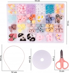 Kit de perles pour fabriquer des bracelets 240 pcs
