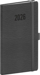 Agenda de poche Rivoli 2026 gris