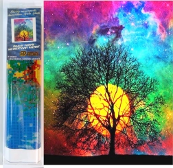 Kit de peinture diamant NORIMPEX coucher de soleil coloré 30 × 40 cm