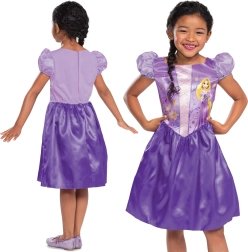 Costume enfant Disney Raiponce, robe violette pour filles
