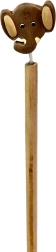 Crayon en bois avec tête d'éléphant