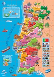 Educa Puzzle Carte du Portugal 150 pièces