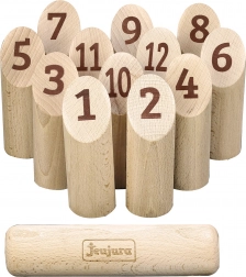 Jeujura jeu en bois Mölkky – quilles finlandaises