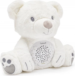 Ours polaire en peluche avec projecteur et musique