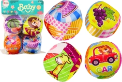 Boules souples colorées hochets éducatifs 4 pcs. Set