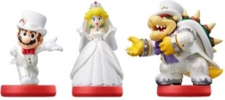 figurines amiibo Super Mario – set de mariage Mario, Peach et Bowser (3 pcs)