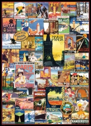 Puzzle Affiches de voyage 1000 pièces EUROGRAPHICS