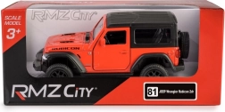 Modèle réduit en métal JEEP Wrangler Rubicon 2021 Hard Top 1:35 rouge