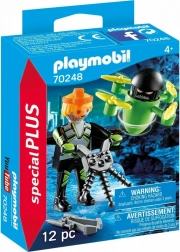 Playmobil agent avec drone – set d’action pour jeu créatif