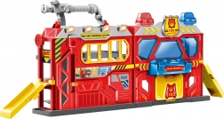 station de pompiers portable avec lumières et sons 56 × 18 × 23 cm