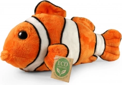 Poisson-clown ocellé en peluche 25 cm éco-responsable