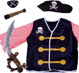 Déguisement de pirate pour enfant avec épée et accessoires