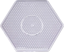 Gabarit pour perles à repasser – grand hexagone - 1 pièce