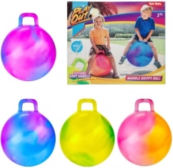 Balle sautoir avec poignée 45 cm multicolore