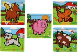 Puzzle en bois Teddies mes premiers animaux : cheval