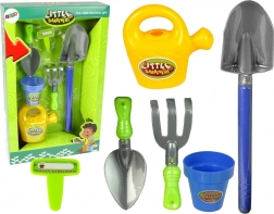 Set de jardin pour enfants avec seau, pelle et arrosoir