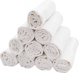 Couches en coton premium 80 × 80 cm, 10 pcs