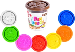 Pâte à modeler en gobelet 140 g – set de 8 couleurs