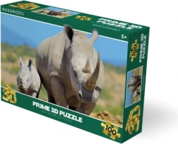 Puzzle 3D rhinocéros 100 pièces