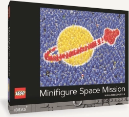 Puzzle LEGO minifigurine mission spatiale 1000 pièces par Chronicle Books
