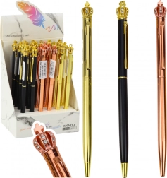 Stylo automatique en métal Couronne encre bleue 1,0 mm