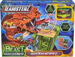 Teamsterz Piste Serpent avec Garage de Pirates et 2 Voitures