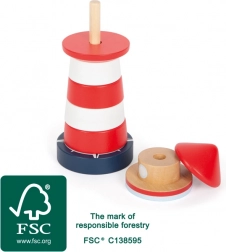 Tour à empiler en bois phare small foot