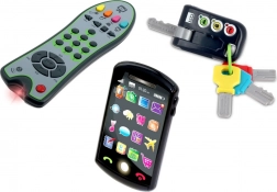 Ensemble Trio Tech Too – clés, télécommande TV et smartphone pour enfants