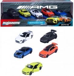 Coffret cadeau Mercedes-AMG de petites voitures métalliques 1:64, 5 pièces