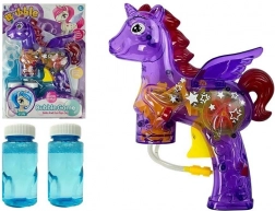 Pistolet à bulles licorne violet