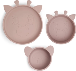 Set repas Nuuroo Benni en silicone woodrose