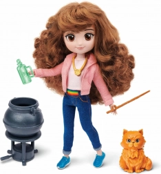 Harry Potter poupée mannequin Hermione avec accessoires 20 cm