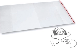 Couverture universelle avec bande adhésive