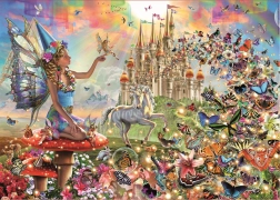 Educa puzzle Fée et papillons 500 pièces