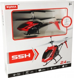 Hélicoptère RC SYMA S5H 2,4 GHz RTF – Rouge
