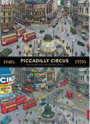 Puzzle Piccadilly Circus à travers les décennies 1000 pièces GIBSONS
