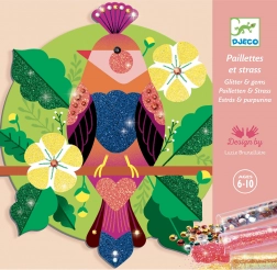 Djeco Paradisio – kit créatif avec paillettes et strass
