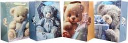 Sac cadeau avec motif d’oursons, 18 × 23 × 10 cm