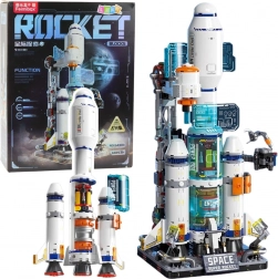 jeu de construction fusée spatiale et station spatiale, 815 pièces