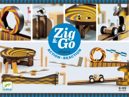 Circuit en bois Zig Go 45 pièces Djeco