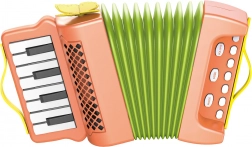 accordéon à soufflet pour enfants 23 cm