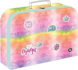 Valisette pour enfants en carton laminé Magic 34 cm