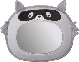 miroir auto en peluche raton laveur FreeON
