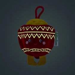 Décoration peluche de Noël – elfe rose Bibbi