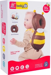 Coussin de protection pour la tête des enfants au design d’abeille