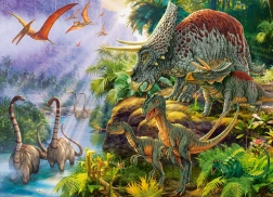 Puzzle 200 pièces Vallée des dinosaures
