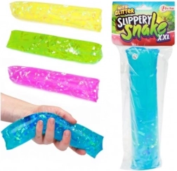 Serpent d’eau XXL scintillant antistress 25 cm